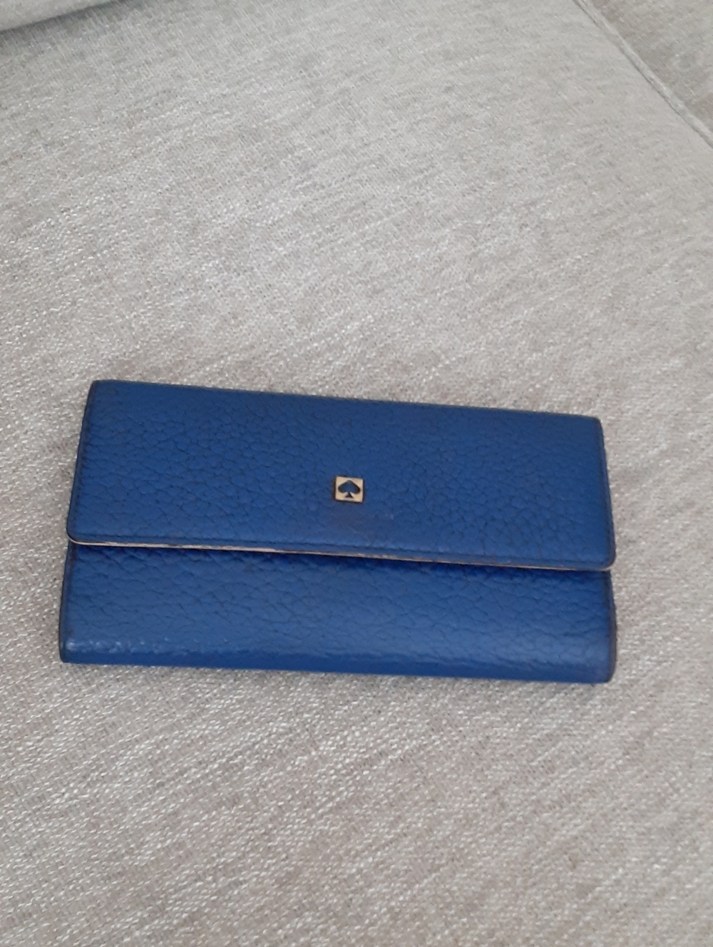 Kate Spade Blue Leather Wallet , Women's Clutch